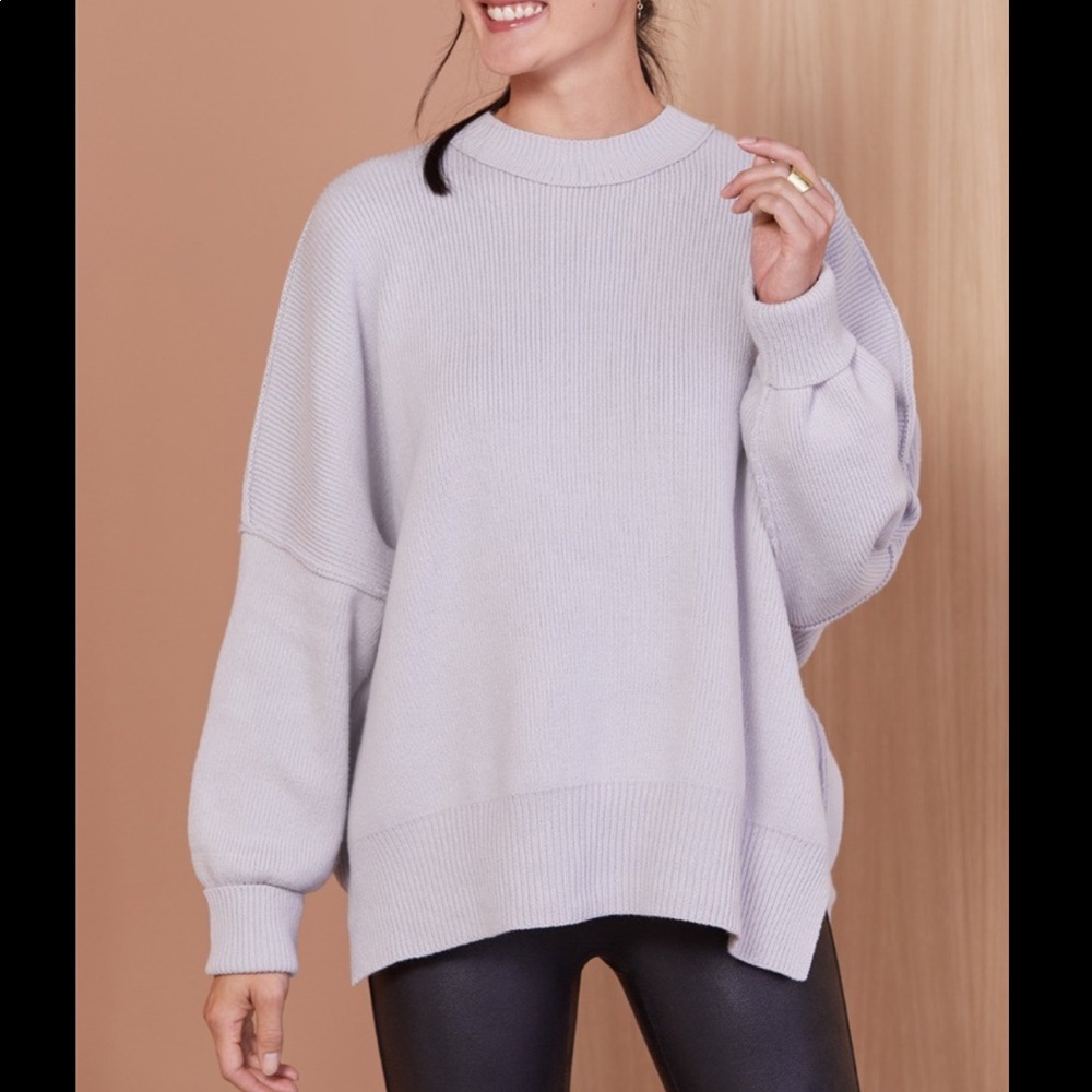 Free People Easy Street Tunic Light Grey